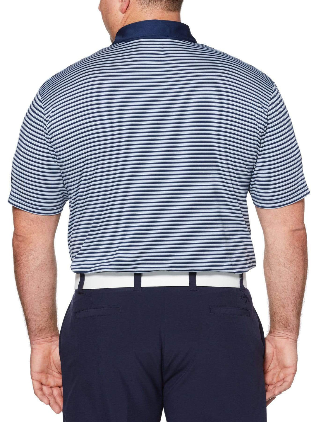 Big & Tall Refined 3-Color Stripe Polo-Polos-Callaway Apparel