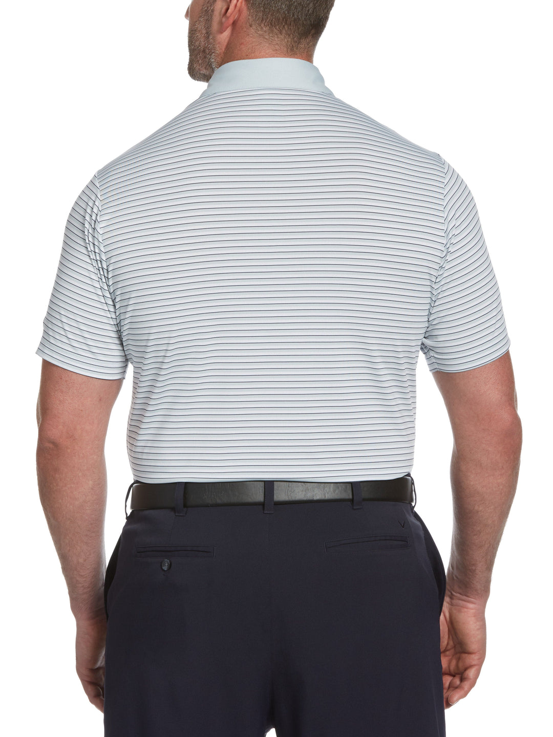 Big & Tall Refined 3-Color Stripe Polo-Polos-Callaway