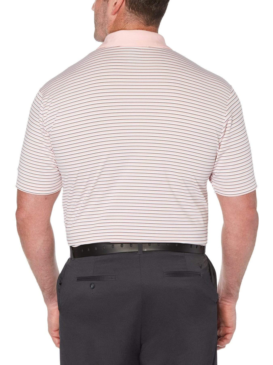 Big & Tall Refined 3-Color Stripe Polo-Polos-Callaway Apparel