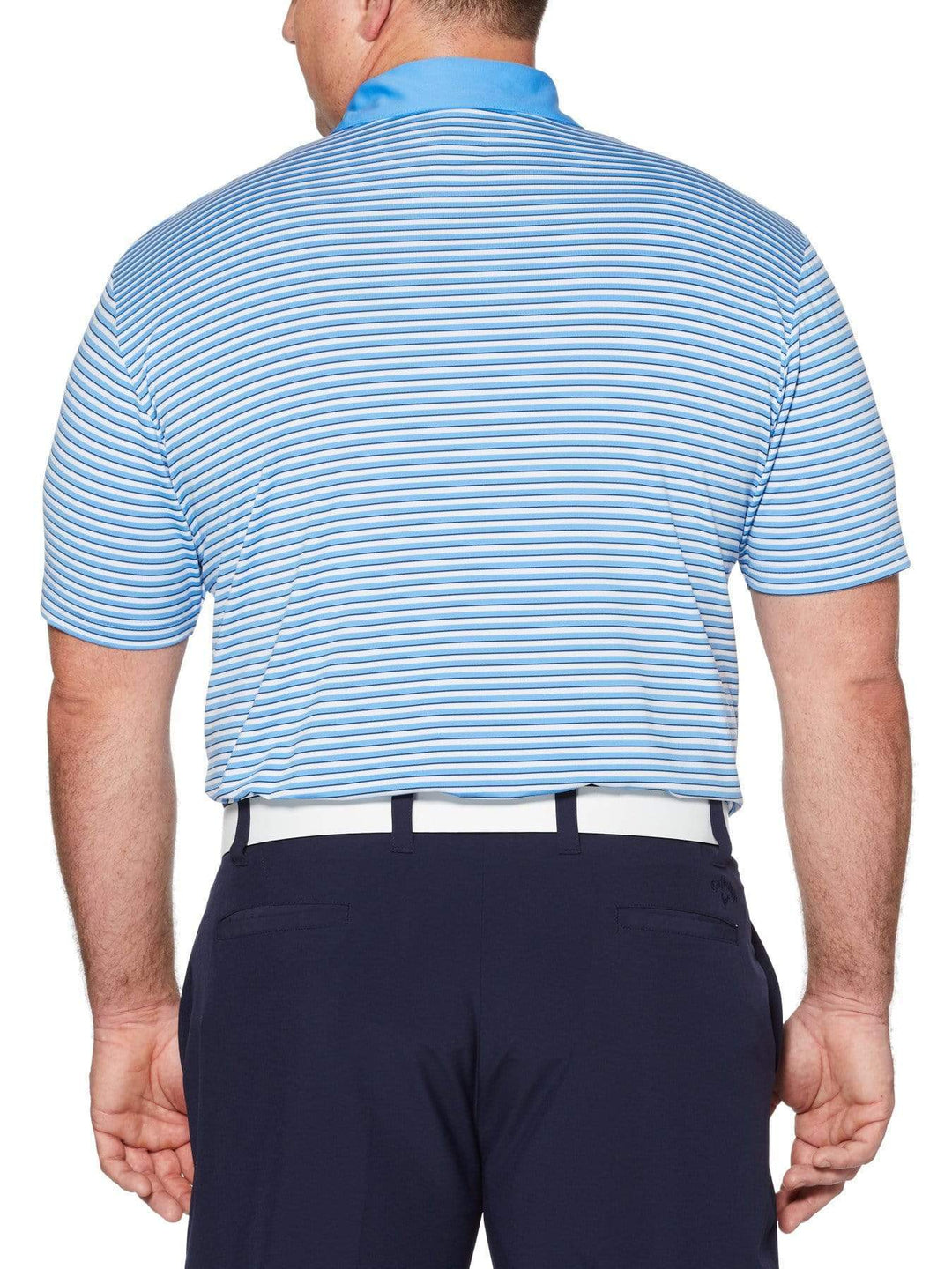 Big & Tall Refined 3-Color Stripe Polo-Polos-Callaway Apparel
