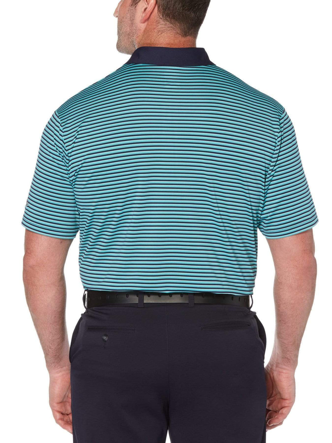 Big & Tall Refined 3-Color Stripe Polo-Polos-Callaway Apparel
