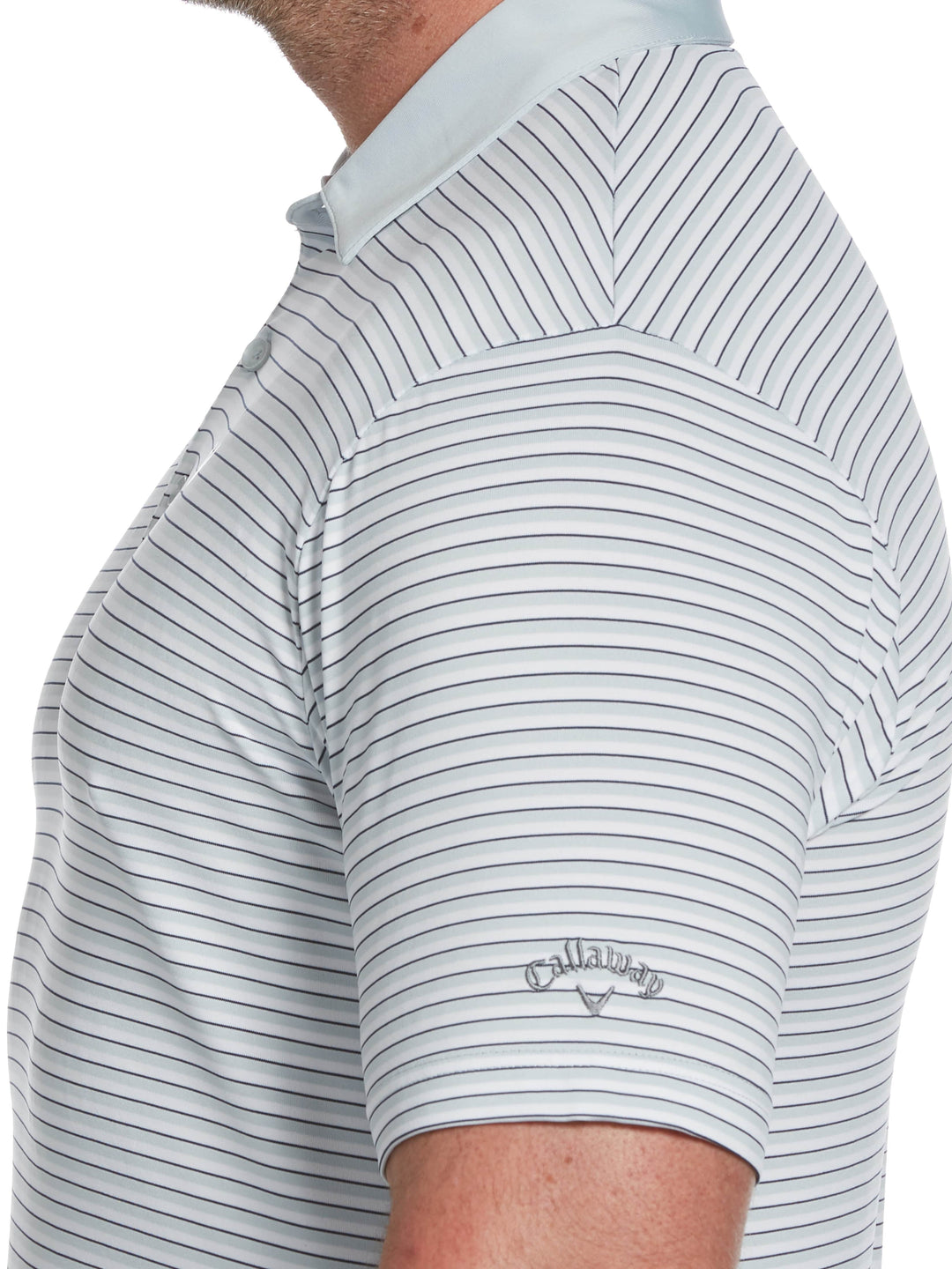 Big & Tall Refined 3-Color Stripe Polo-Polos-Callaway