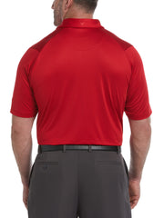 Big & Tall Solid Swing Tech Golf Polo Shirt (Tango Red) 