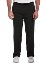 Big & Tall Stretch Lightweight Classic Pant with Active Waistband (Caviar) 