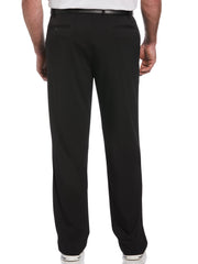 Big & Tall Stretch Lightweight Classic Pant with Active Waistband (Caviar) 