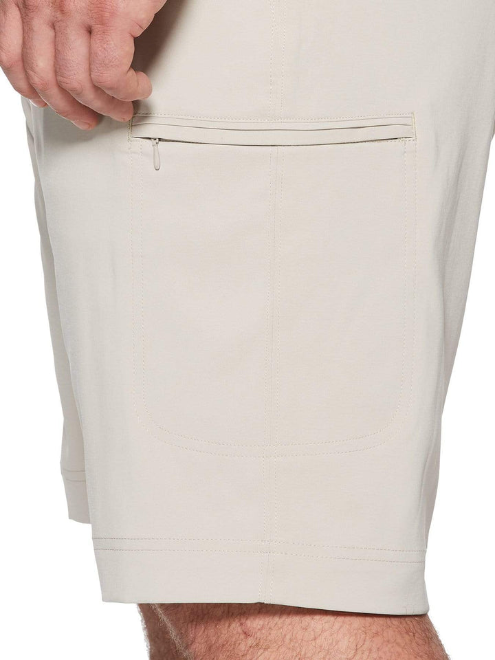 Big & Tall Stretch Solid Cargo Short with Active Waistband Shorts