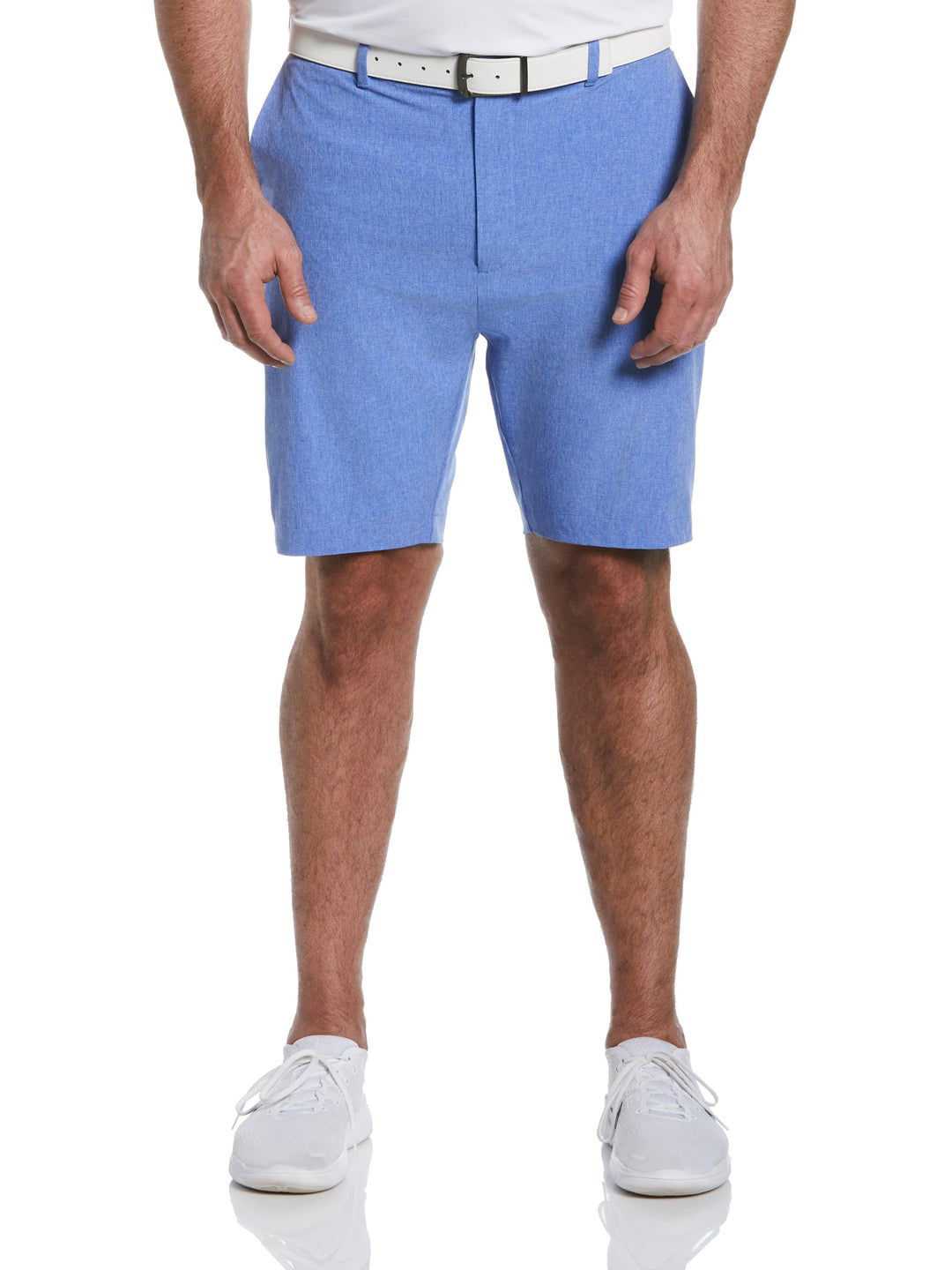 Big & Tall Swing Tech Heather Ergo Short (Lt Amparo Bl Htr) 