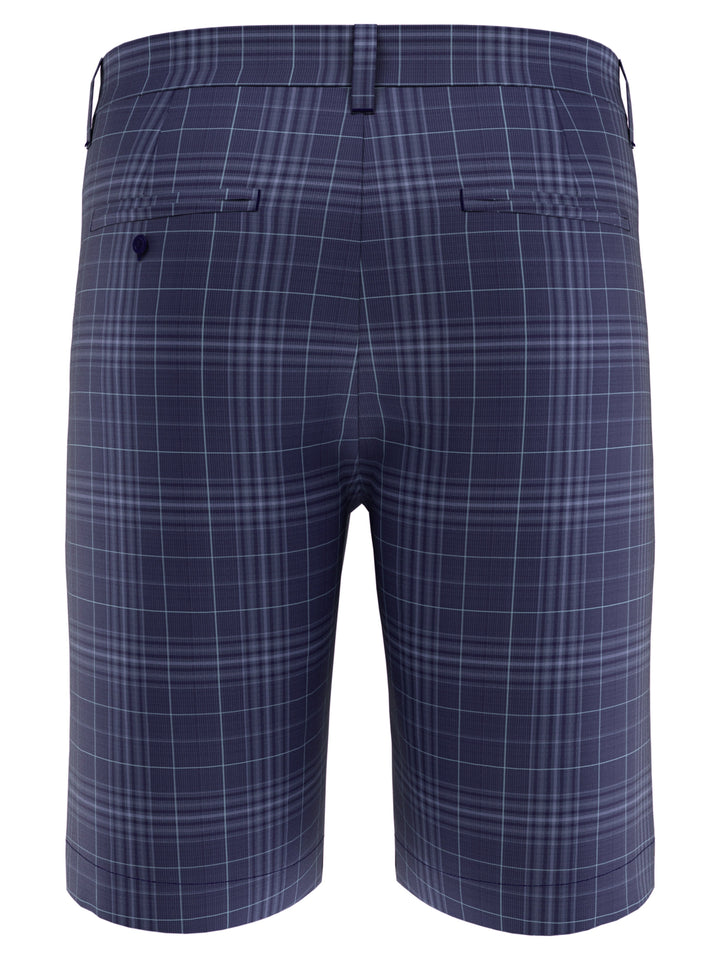 Big & Tall Swing Tech Plaid Ergo Short-Shorts-Callaway