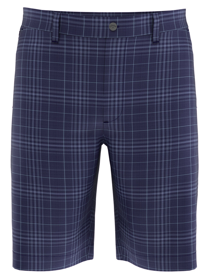 Big & Tall Swing Tech Plaid Ergo Short-Shorts-Navy-42-Callaway