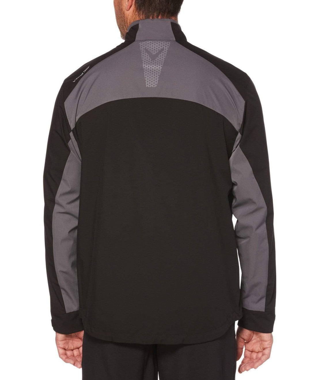 Big & Tall Swing Tech 1/4 Zip Color Block Golf Windshirt Jackets