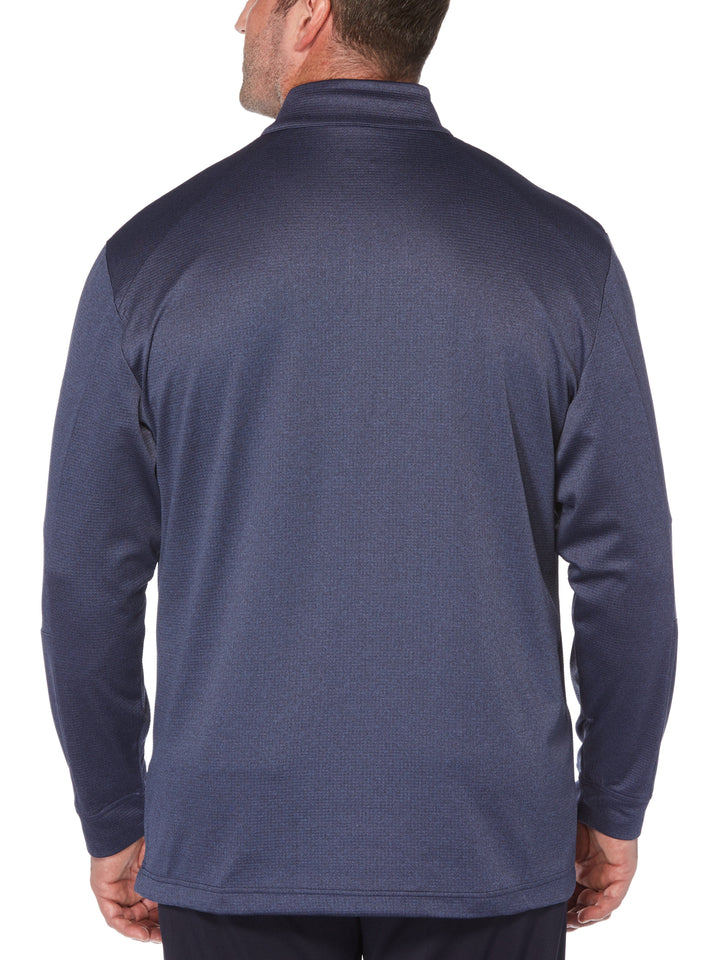 Big & Tall Swing Tech 1/4 Zip Waffle Fleece-Jackets-Callaway