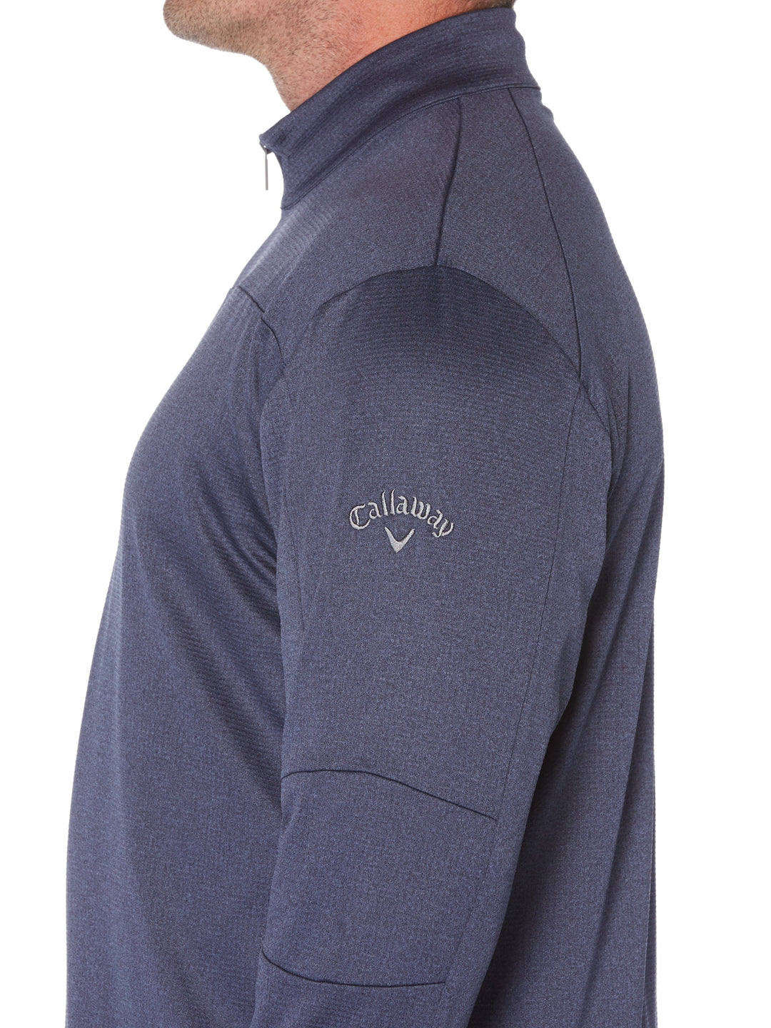 Big & Tall Swing Tech 1/4 Zip Waffle Fleece-Jackets-Callaway