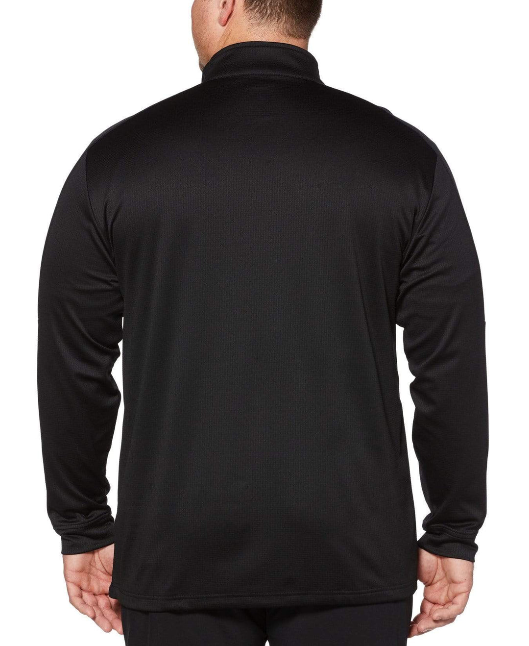 Big & Tall Thermal Heathered Waffle Fleece Mid-Layer Jackets