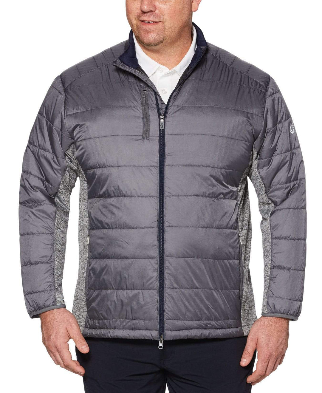 Big & Tall Thermal Puffer Jacket Jackets Medium Grey Heather / XLT