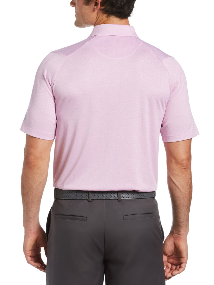 Big & Tall Ventilated Heather Jacquard Golf Polo-Polos-Callaway
