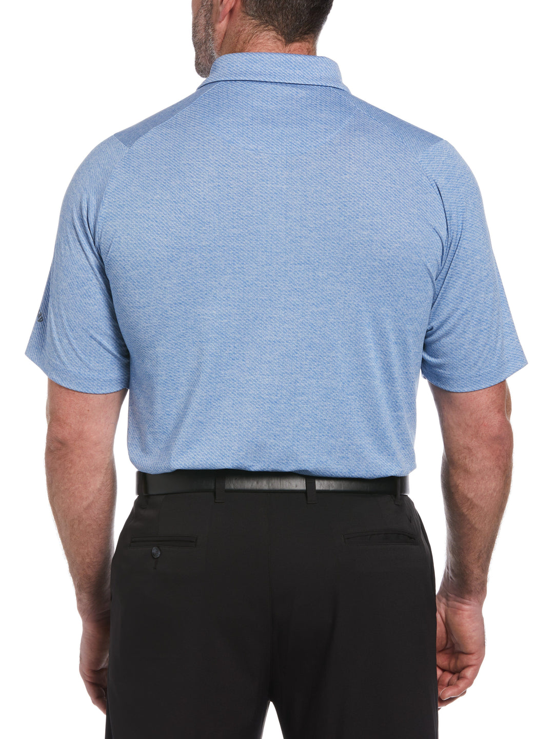 Big & Tall Ventilated Heather Jacquard Golf Polo-Polos-Callaway