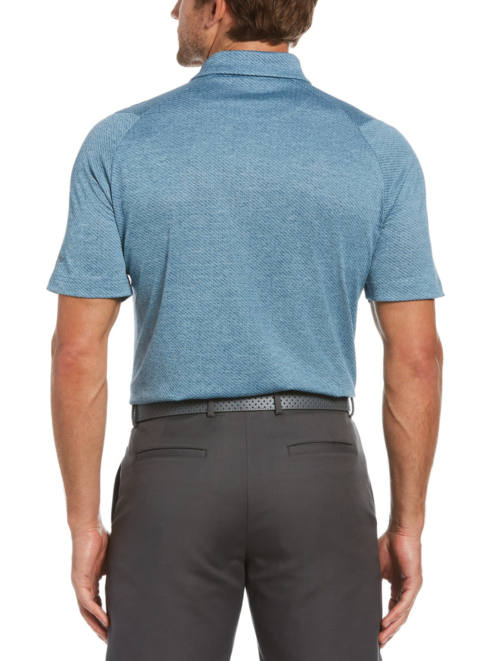 Big & Tall Ventilated Heather Jacquard Golf Polo-Polos-Callaway