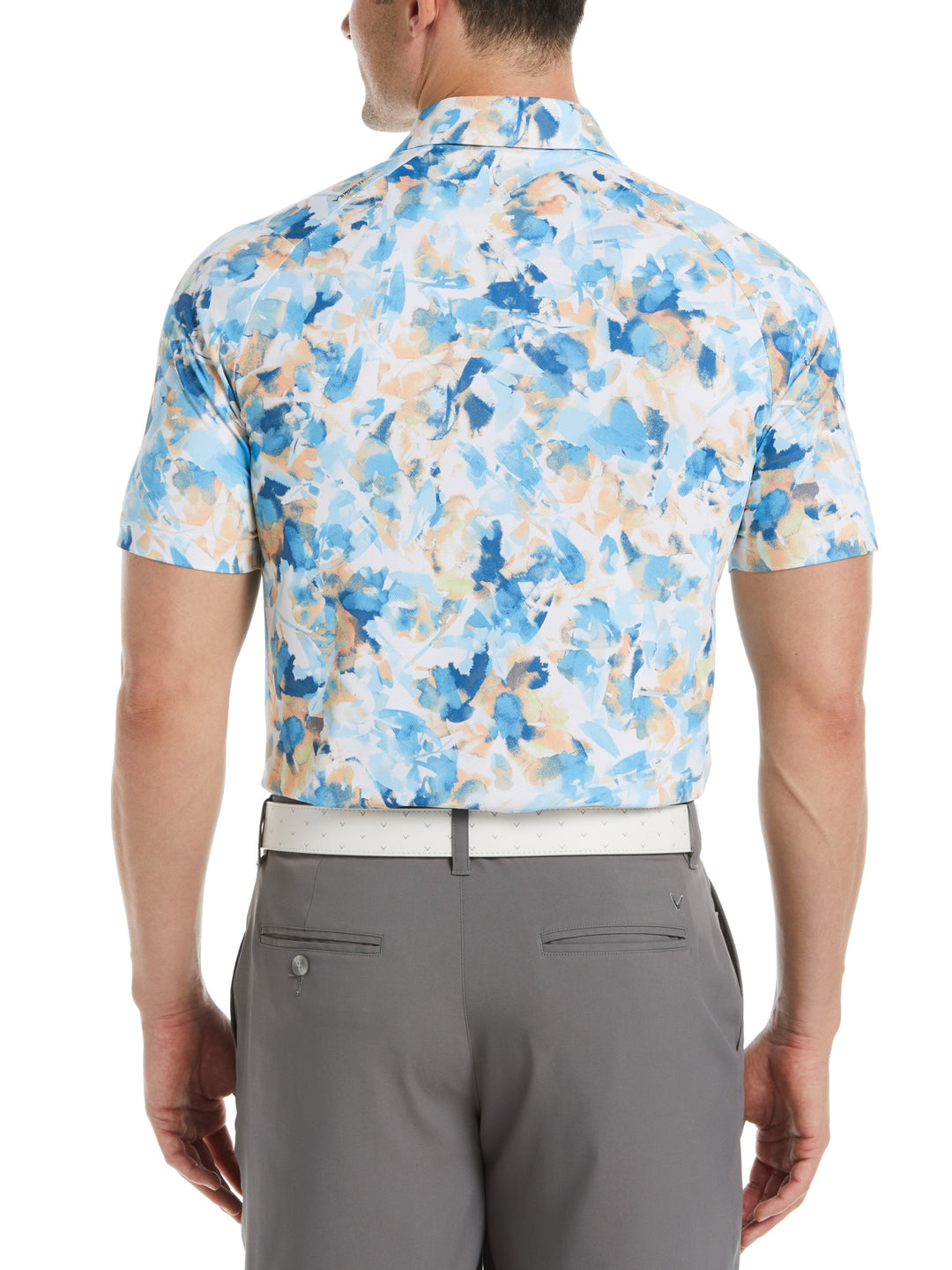 Big & Tall X-Ray Floral Print Golf Polo-Polos-Callaway