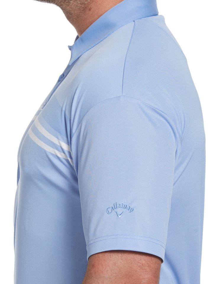 Big & Tall Yarn Dyed Birdseye Color Block Polo-Polos-Callaway
