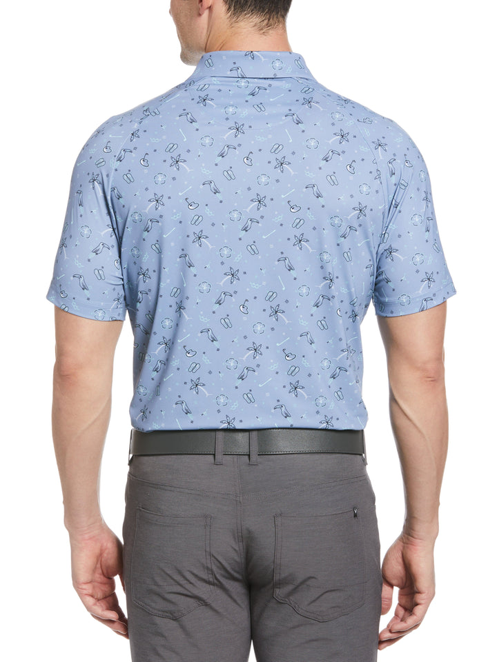 Golf Icons Print Polo (Infinity) 