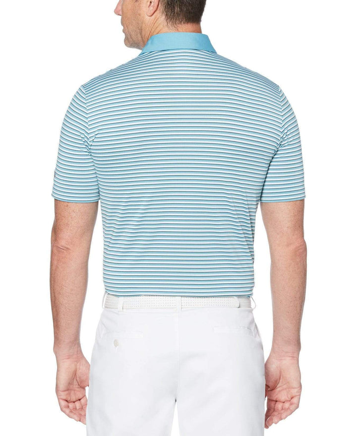 Mens 3-Color Stripe Golf Polo-Polos-Callaway Apparel