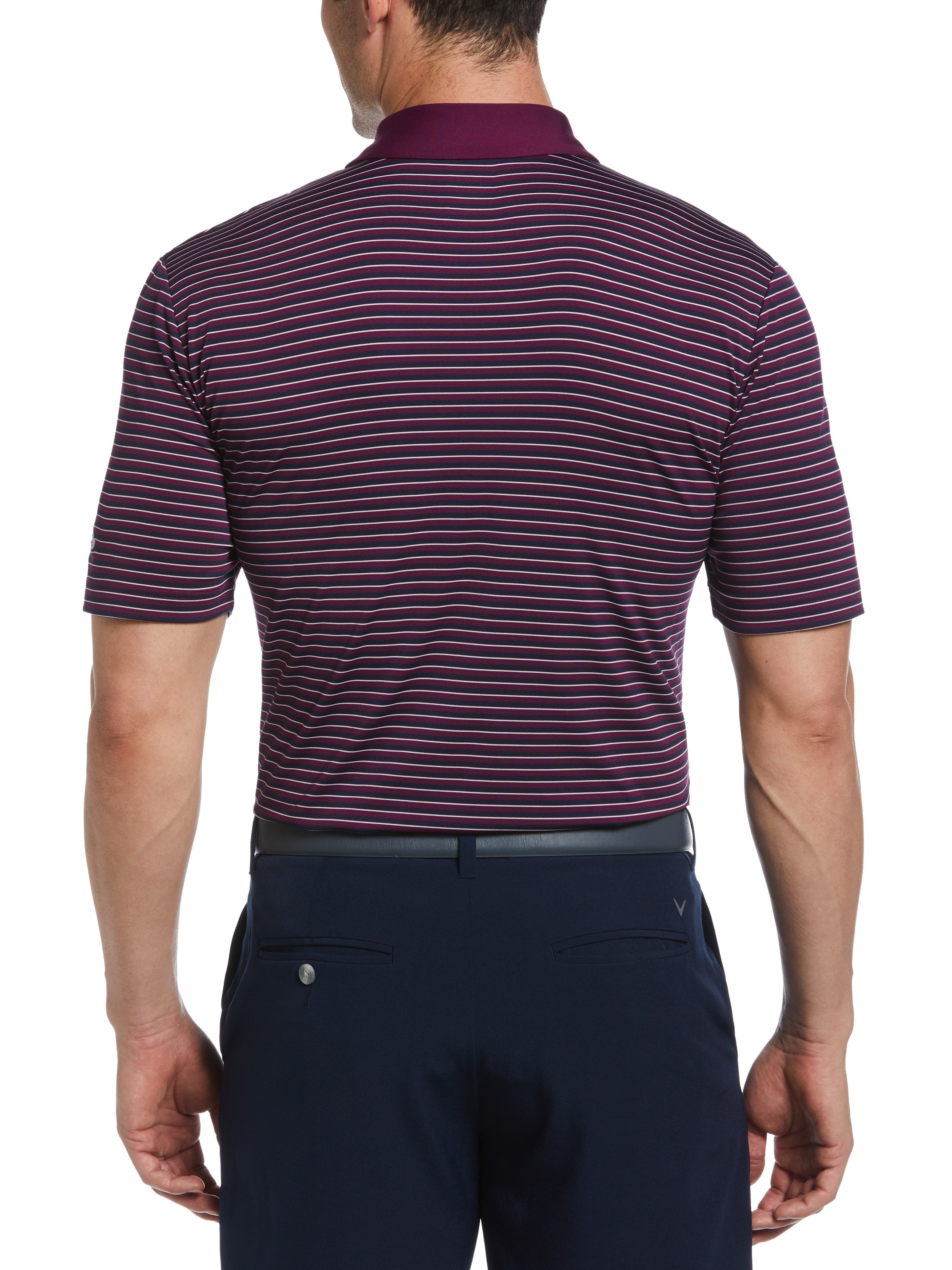 Callaway 薄紫 ポロシャツ UPF 15 Mens 3-Color Stripe Polo – Callaway Apparel