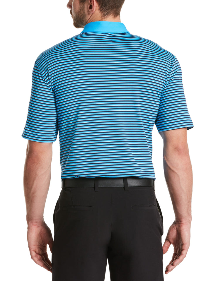 Mens Refined 3-Color Yarn-Dyed Stripe Golf Polo-Polos-Callaway