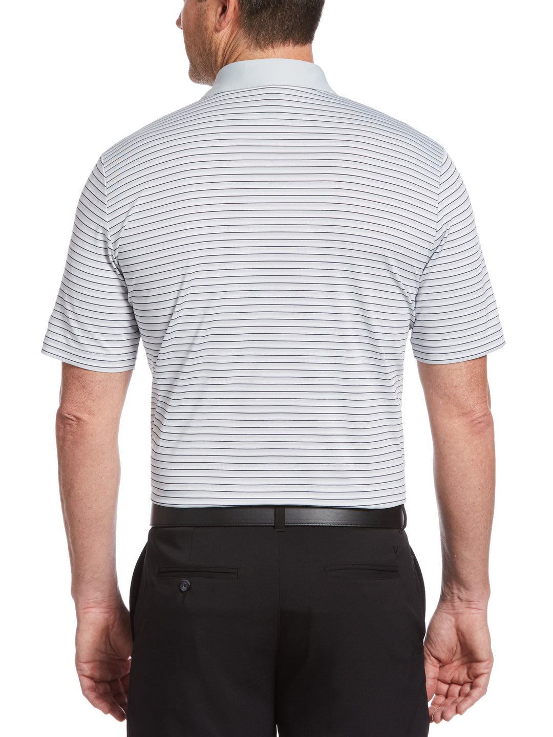 Mens Refined 3-Color Yarn-Dyed Stripe Golf Polo-Polos-Callaway