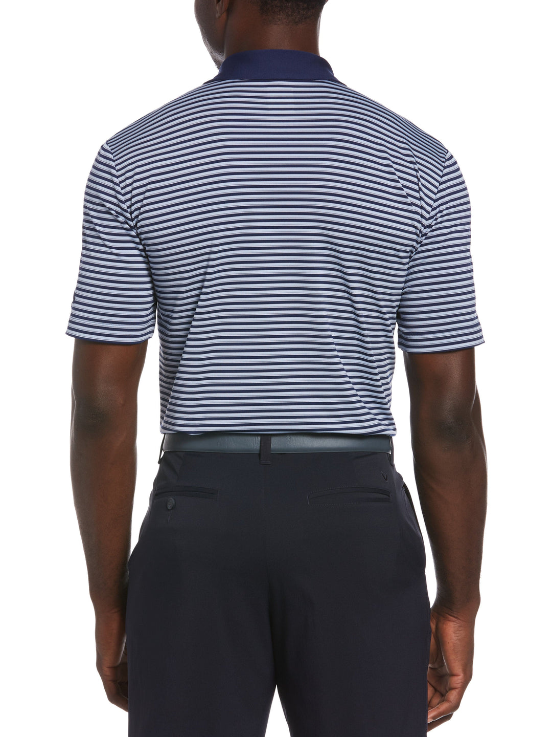 Mens Refined 3-Color Yarn-Dyed Stripe Golf Polo-Polos-Callaway