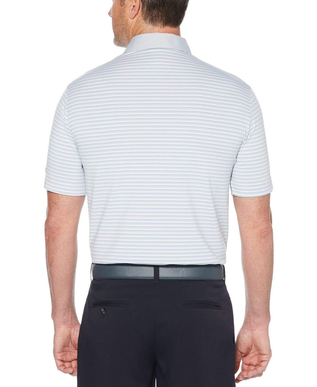 Mens Refined 3-Color Yarn-Dyed Stripe Golf Polo-Polos-Callaway Apparel