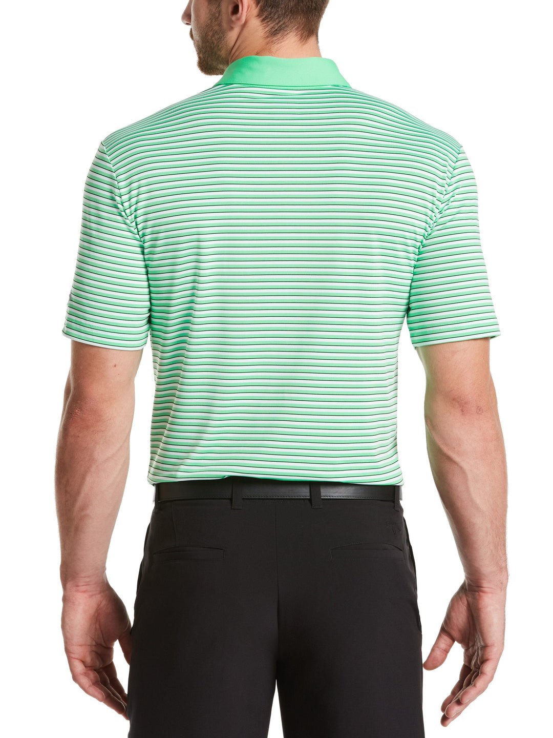 Mens 3-Color Stripe Golf Polo-Polos-Callaway