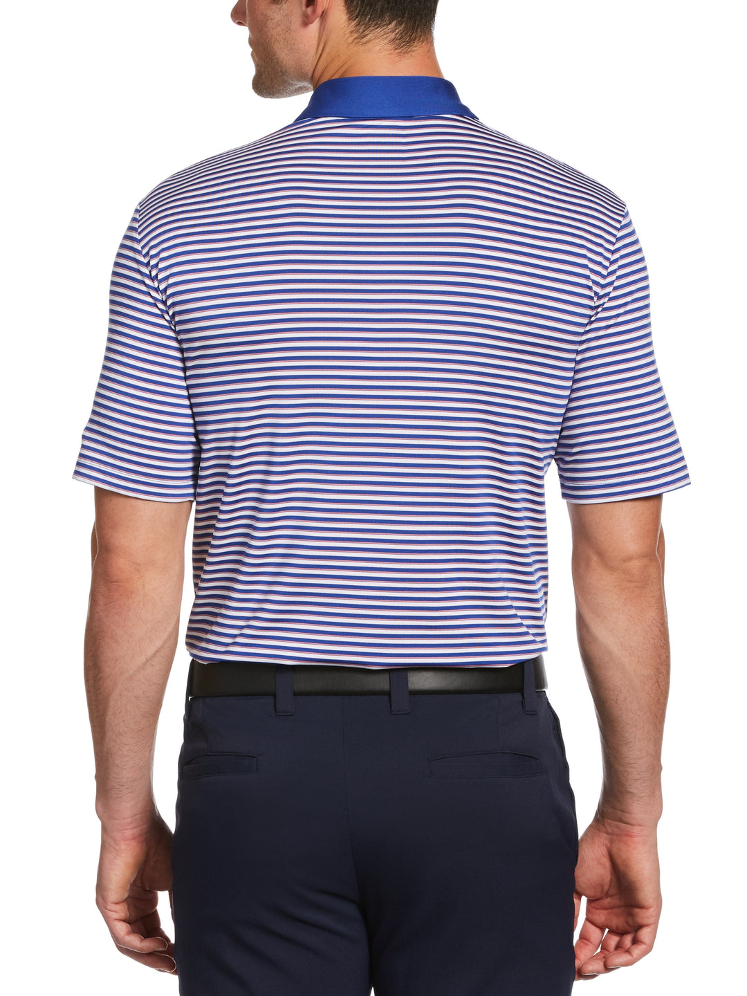 Mens Refined 3-Color Yarn-Dyed Stripe Golf Polo-Polos-Callaway