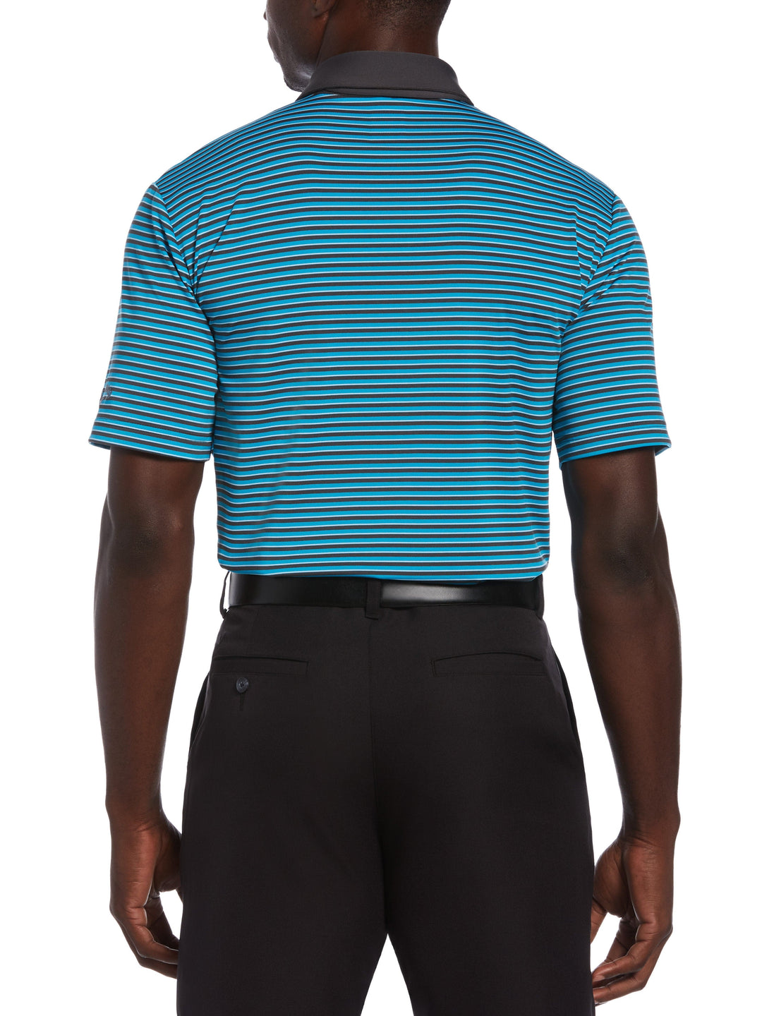 Mens 3-Color Stripe Golf Polo Shirt-Polos-Callaway
