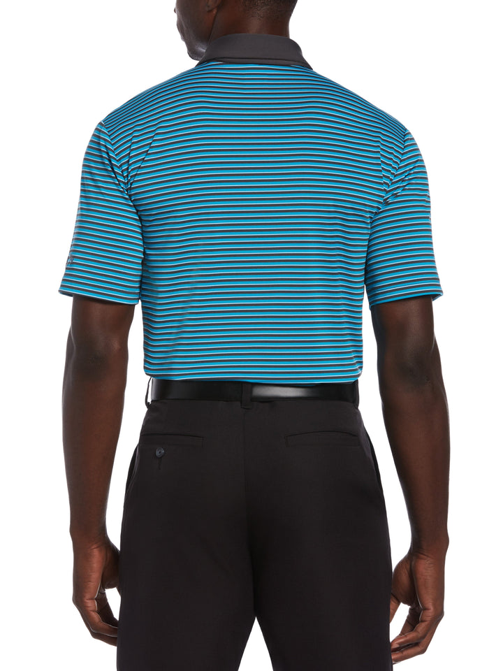 Mens 3-Color Stripe Golf Polo Shirt-Polos-Callaway