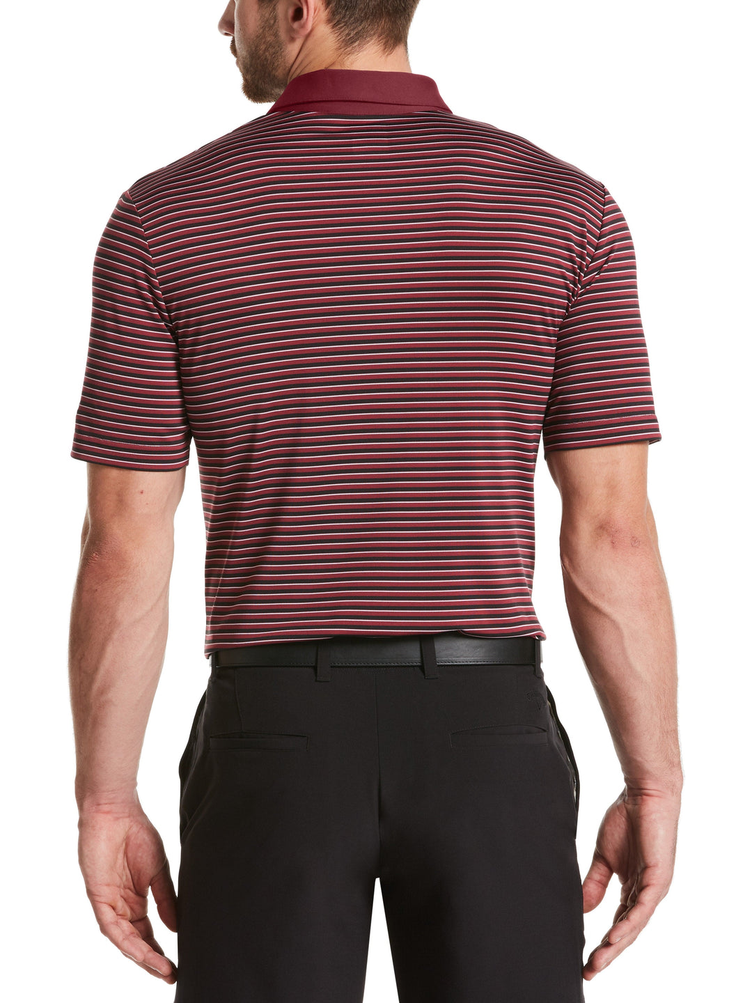 Mens 3-Color Stripe Golf Polo-Polos-Callaway