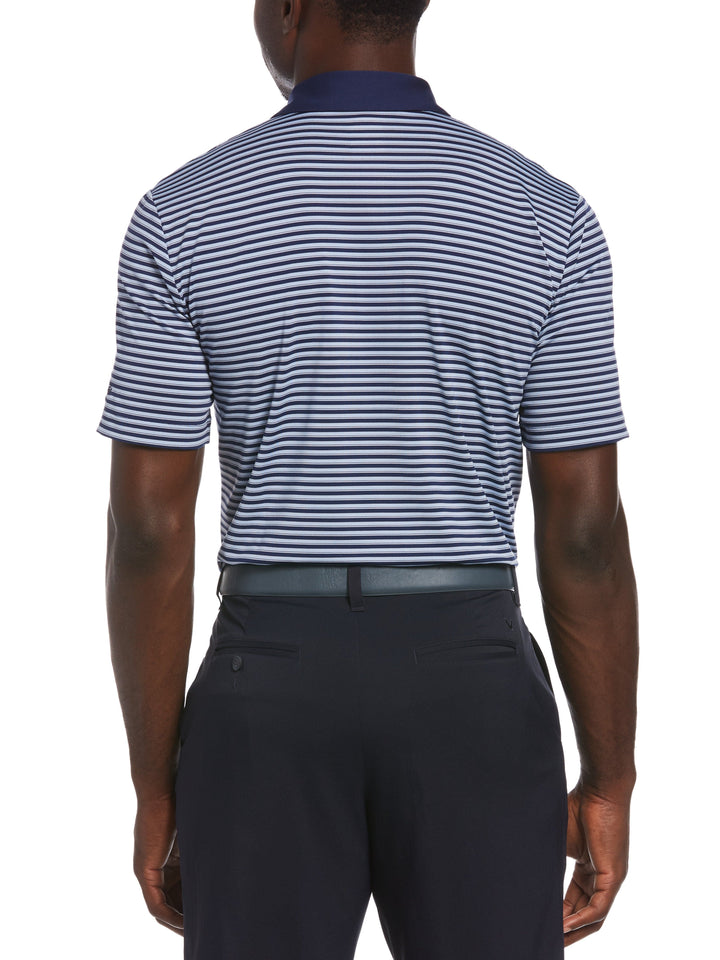 Mens 3-Color Stripe Golf Polo-Polos-Callaway