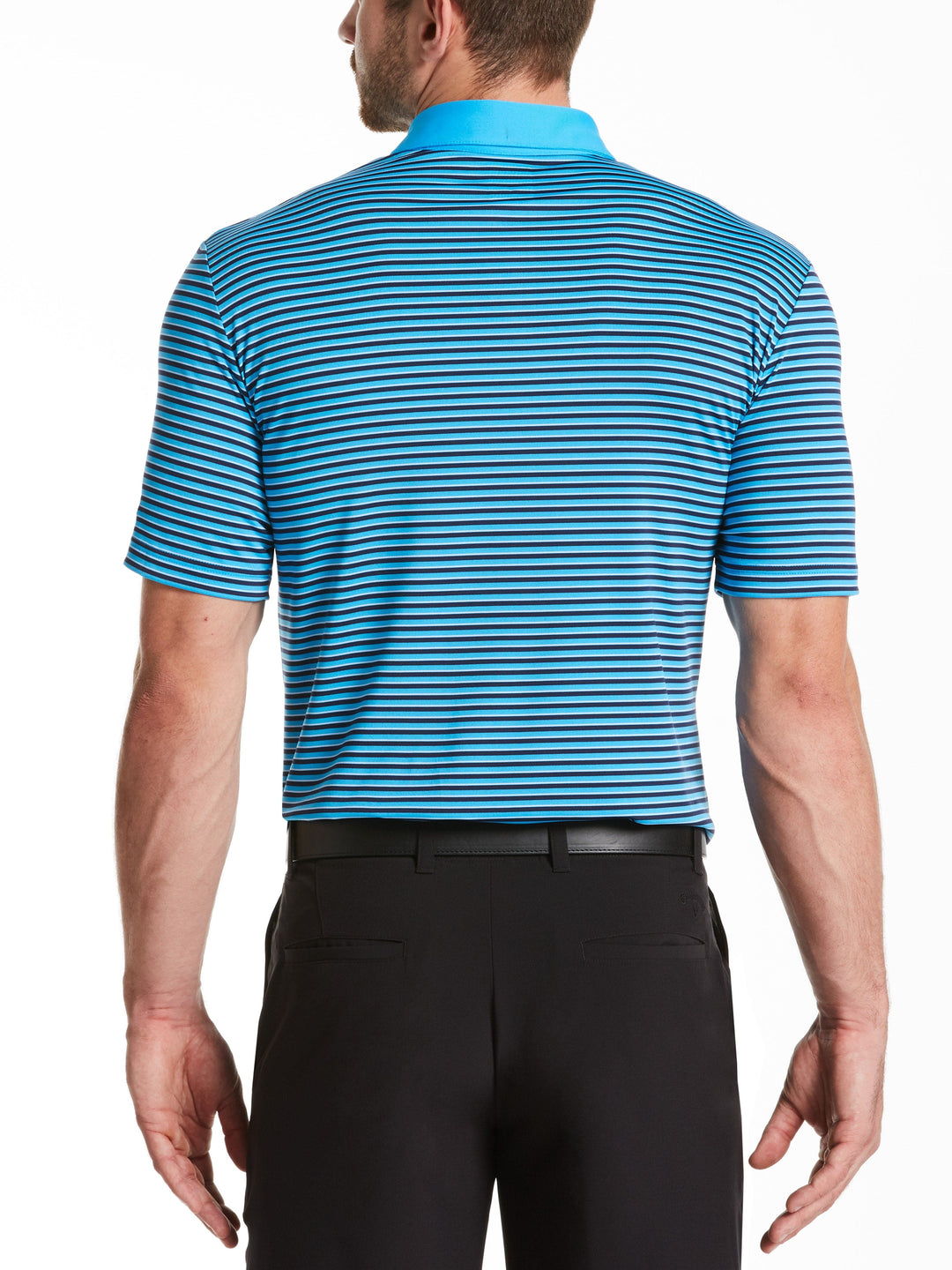 Mens 3-Color Stripe Golf Polo-Polos-Callaway