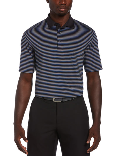 Mens 3-Color Stripe Golf Polo Shirt-Polos-Callaway