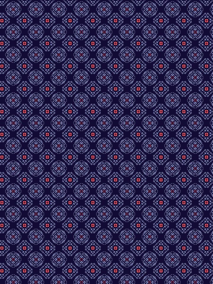 Mens Art Deco Foulard Print Golf Polo-Polos-Callaway