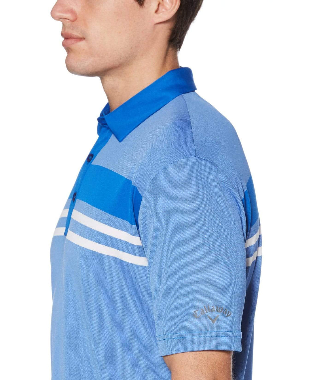 Mens Birdseye Block Polo Polos