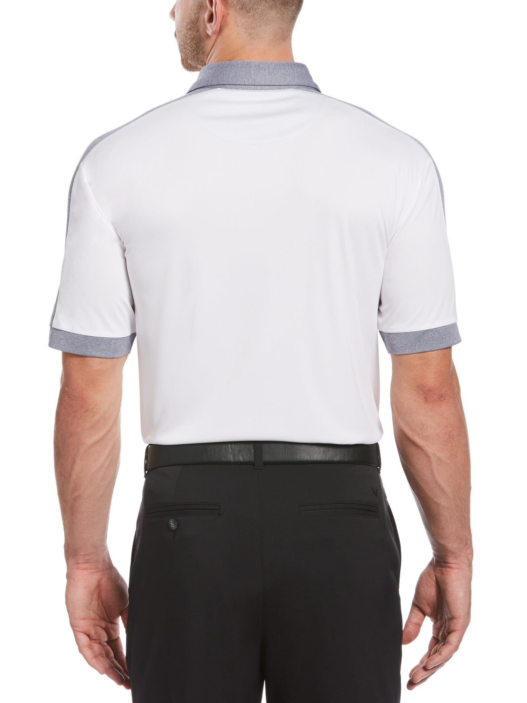 Mens Birdseye Color Block Polo-Polos-Callaway