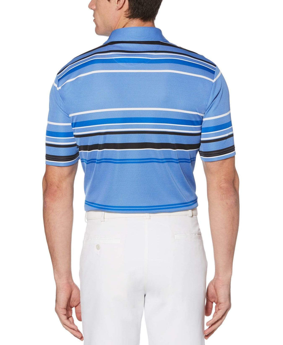 Mens Birdseye Stripe Polo Polos