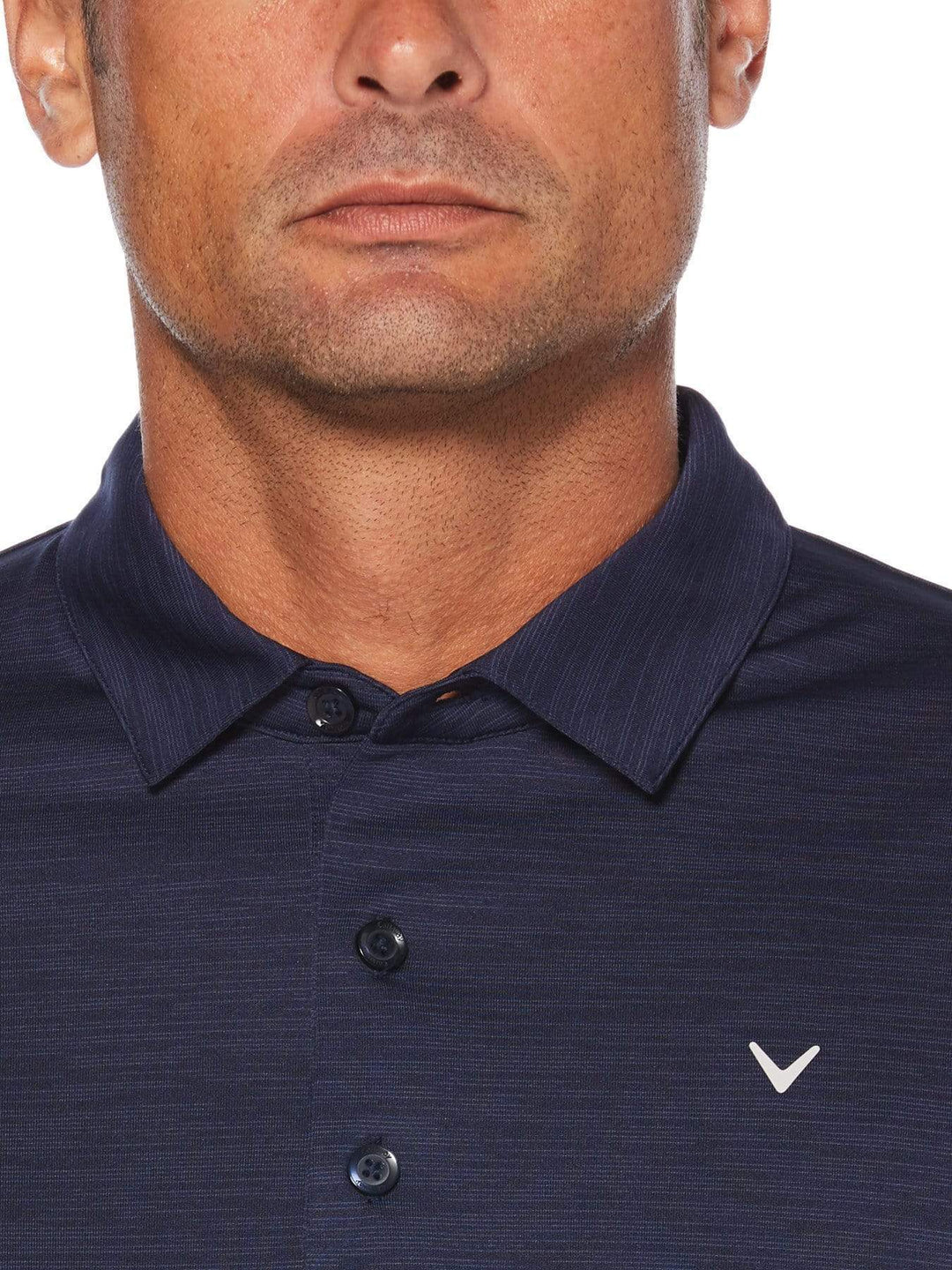 Mens Broken Stripe Polo Polos