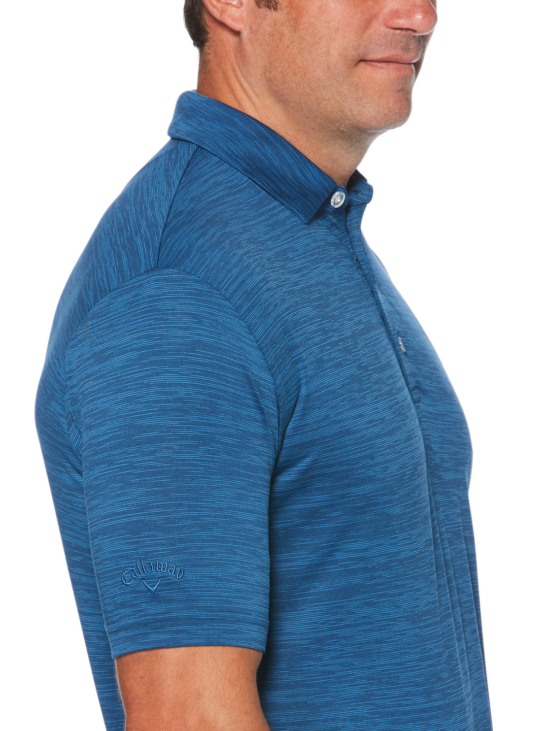 BROKEN STRIPE POLO (Blueberry Pancake) 