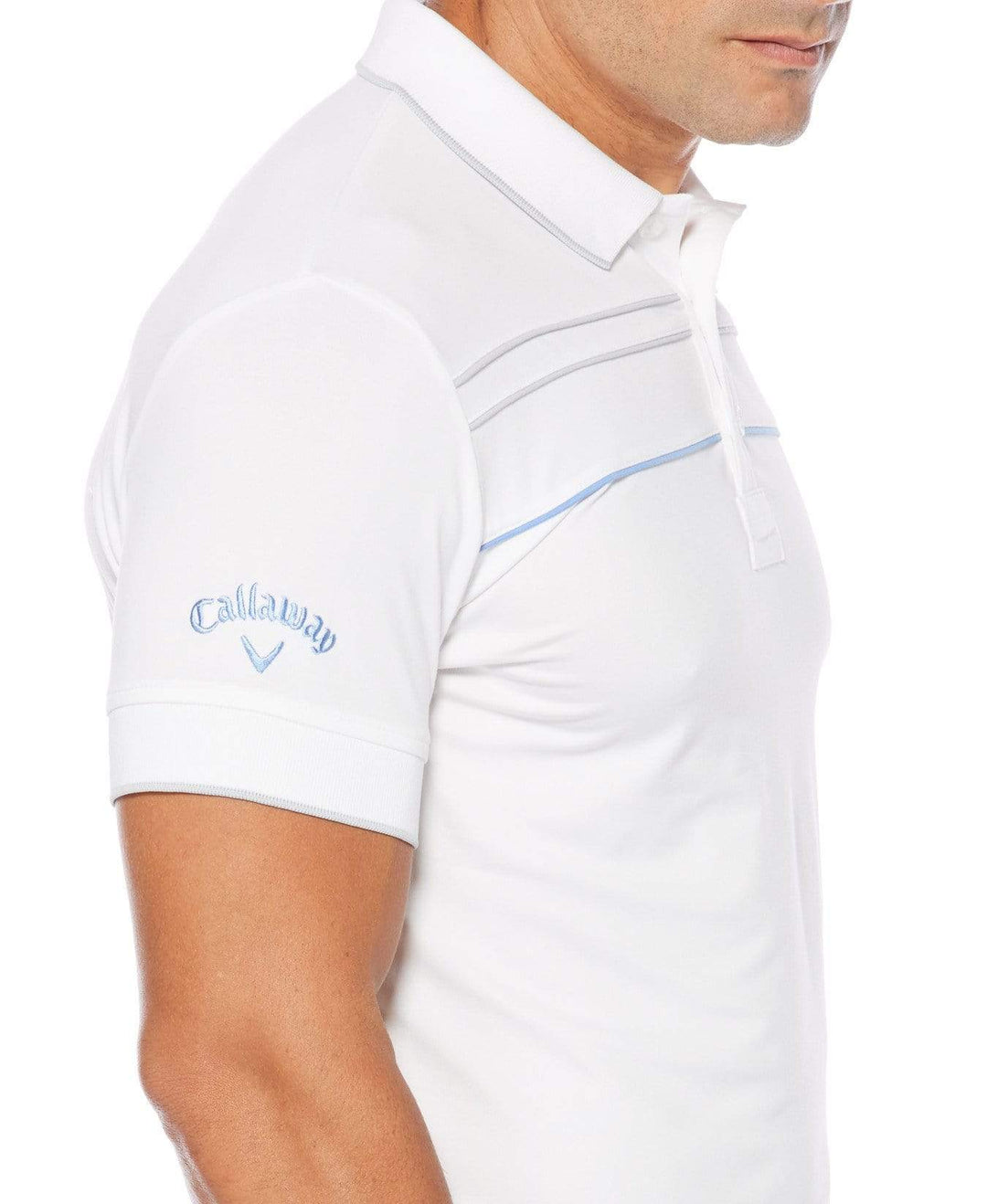 Mens Callaway X Chest Piped Polo Polos