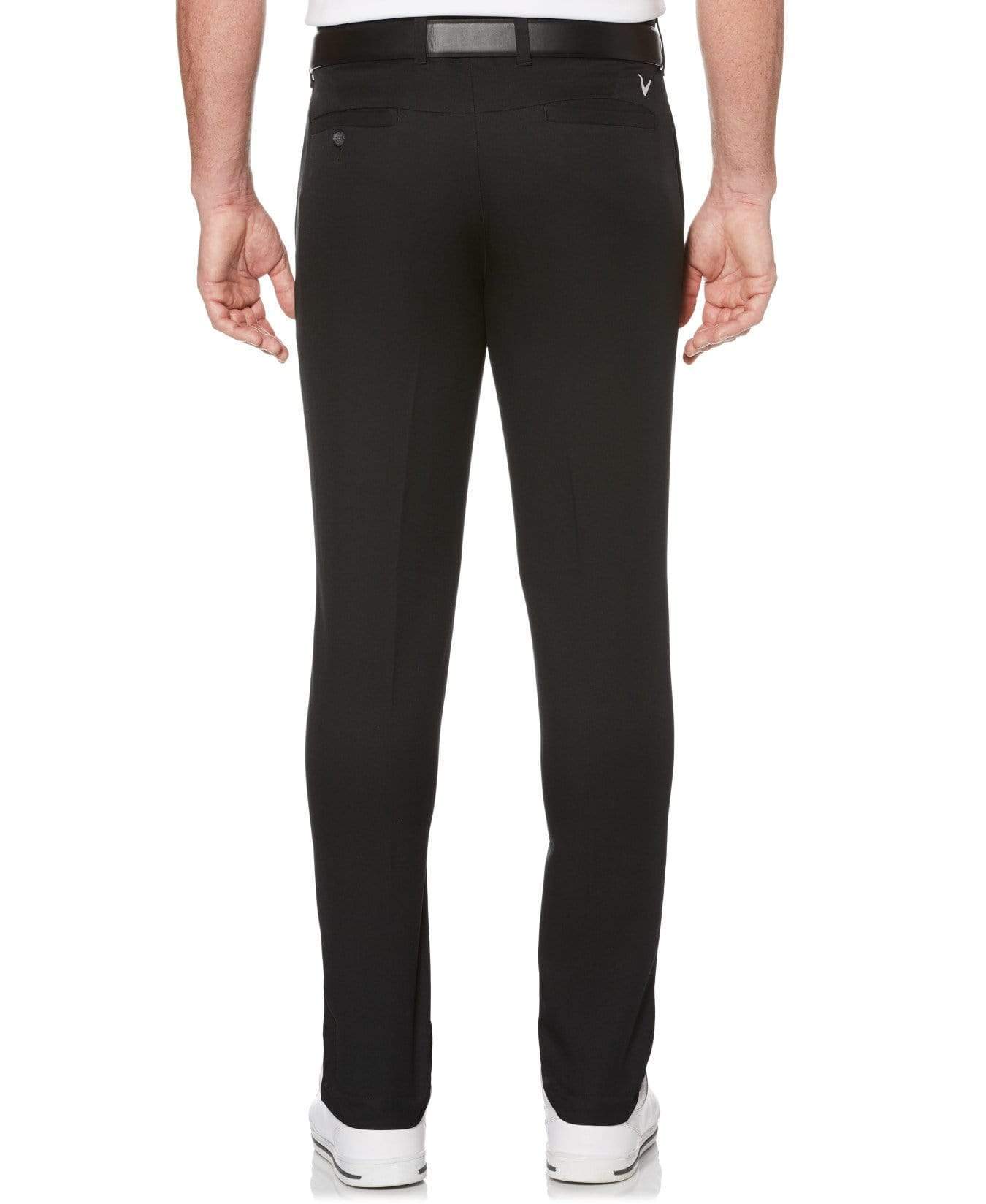 Callaway 黒 スリムフィット パンツ LL Mens Callaway X Lightweight Tech Golf Pant with Active Waistband