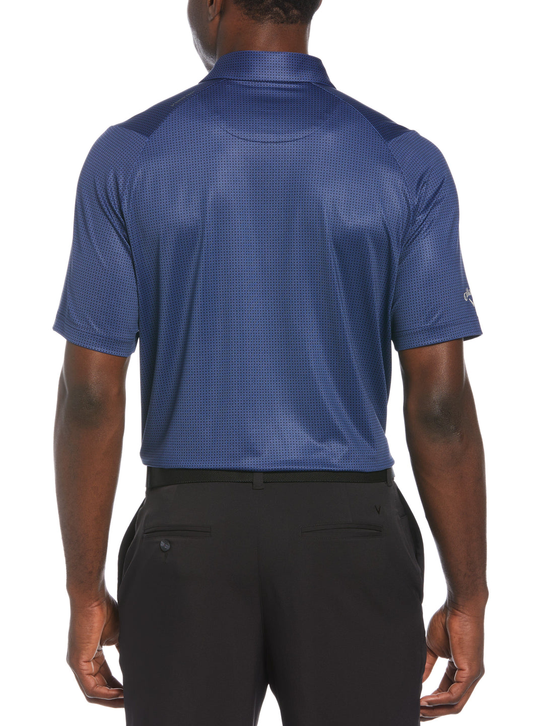 Mens Chevron Foulard Print Golf Polo-Polos-Callaway