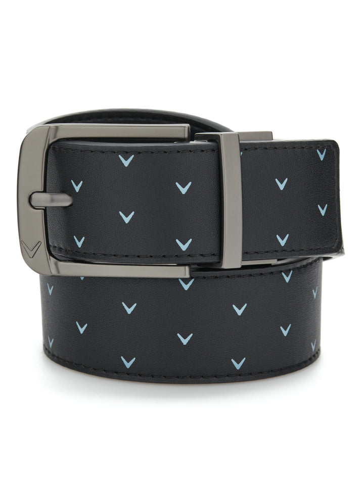 Chevron Print Golf Belt (Caviar) 