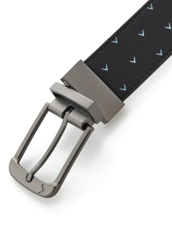 Chevron Print Golf Belt (Caviar) 