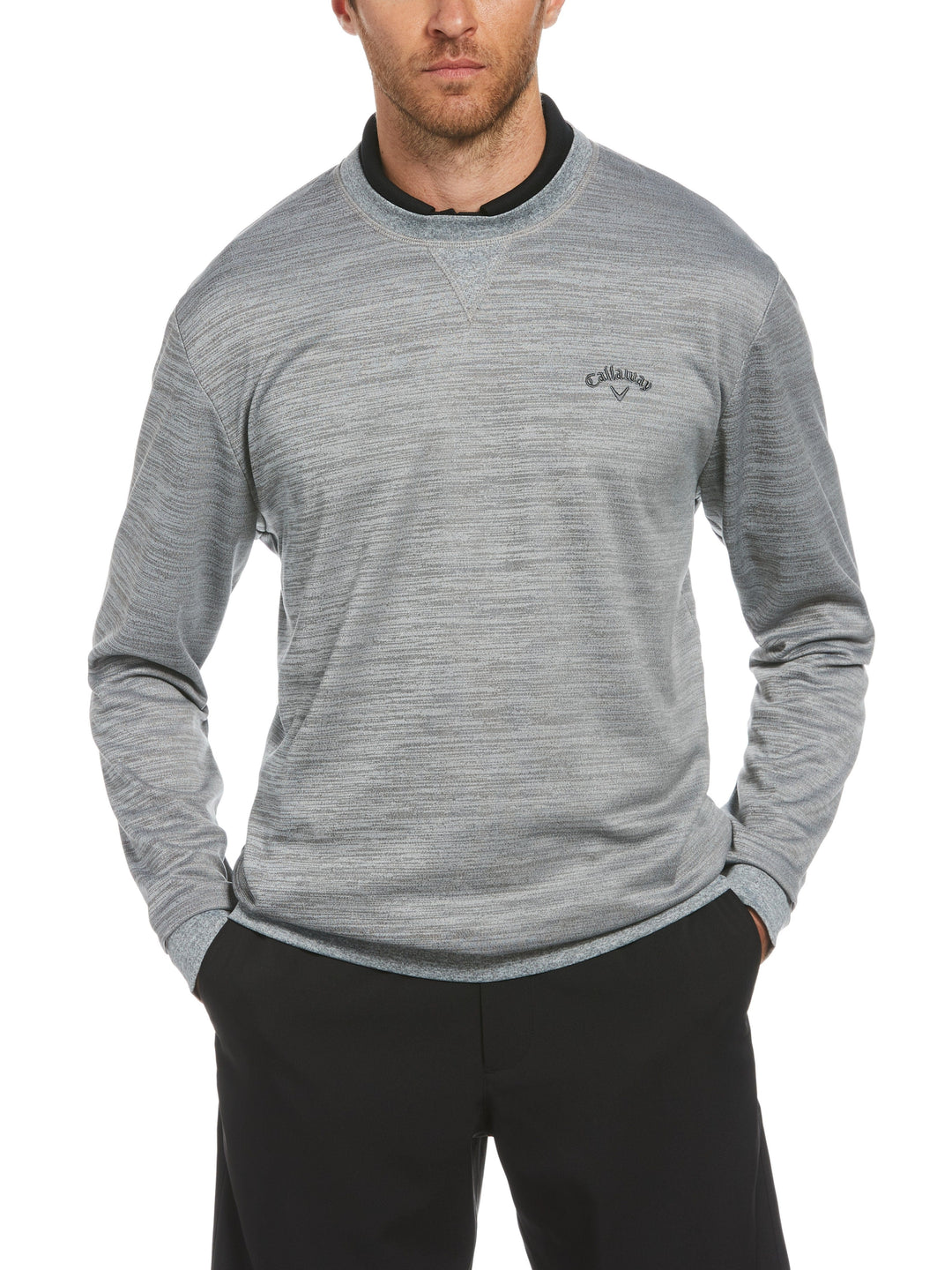 Mens Sun Protection Sweatshirt-Jackets-Quiet Shade Htr-M-Callaway